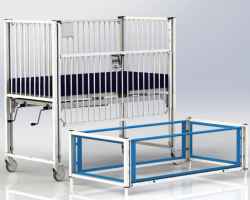 HARD Manufacturing Hospital Crib for Homecare - 83"L x 36"W